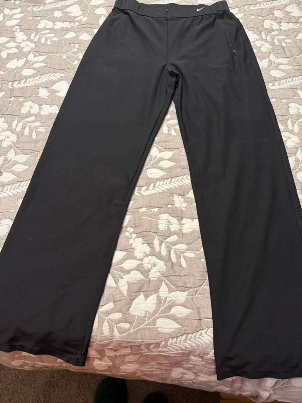 Nike Black Dri-FIT Athletic Pants with Elastic Waistband